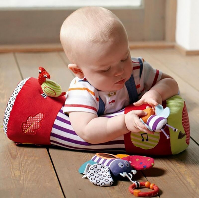 Tummy Time Pillow with Toys